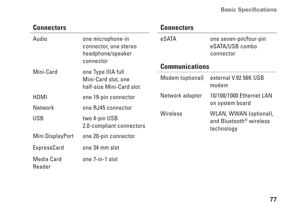 Dell Studio 1569 (Late 2009) User Manual | Page 79 / 90