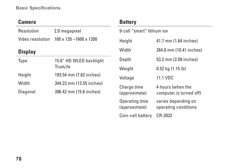 Dell Studio 1569 (Late 2009) User Manual | Page 80 / 90