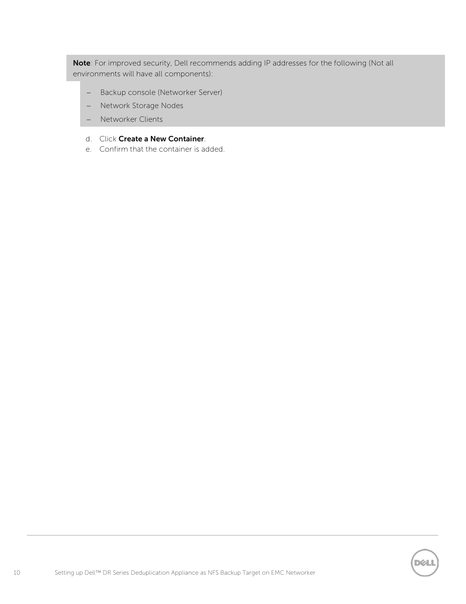 Dell PowerVault DR4100 User Manual | Page 10 / 33