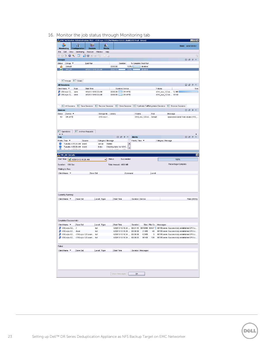 Dell PowerVault DR4100 User Manual | Page 23 / 33