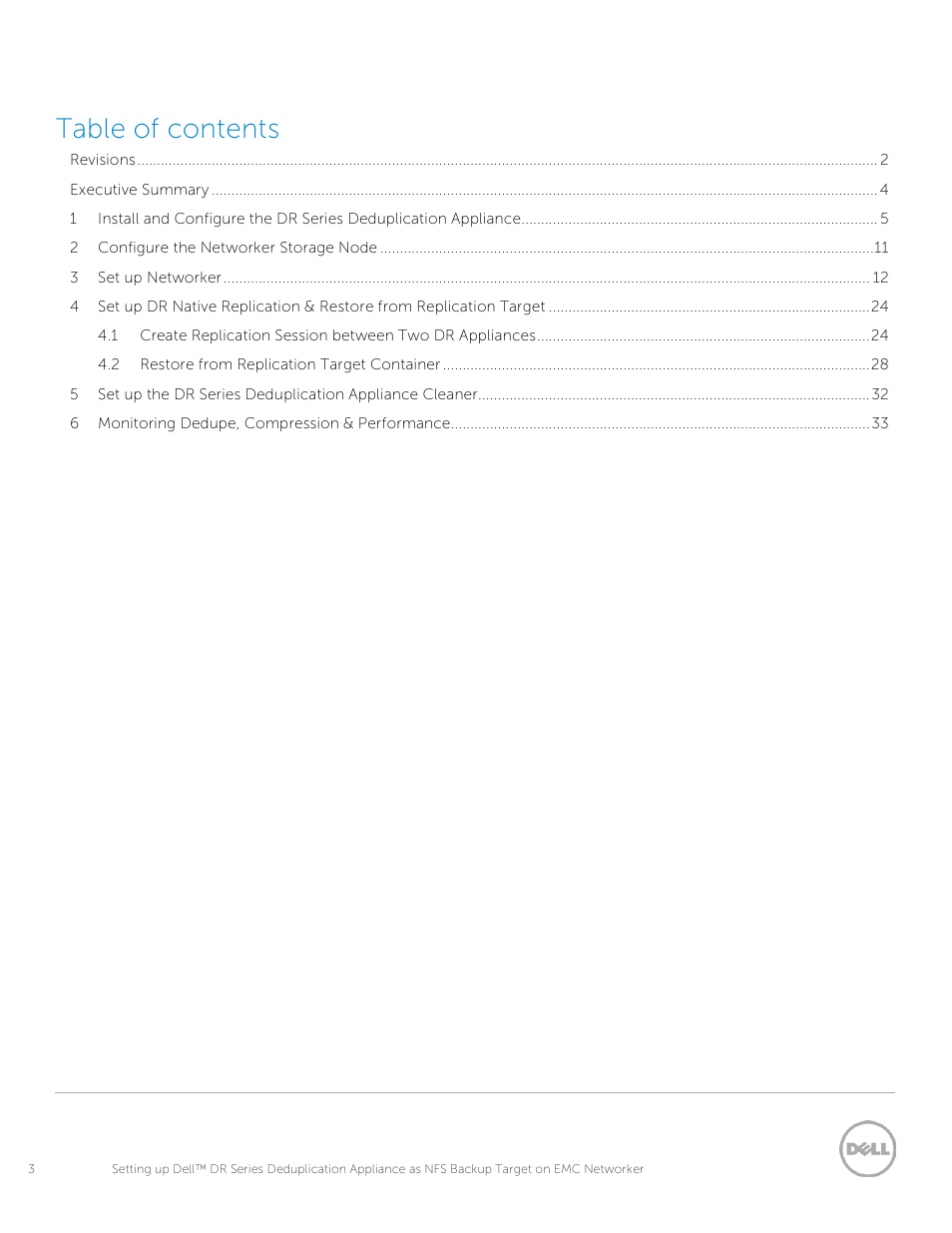 Dell PowerVault DR4100 User Manual | Page 3 / 33