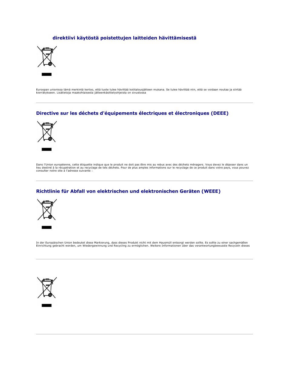 Weee) | Dell 810 All In One Inkjet Printer User Manual | Page 32 / 51