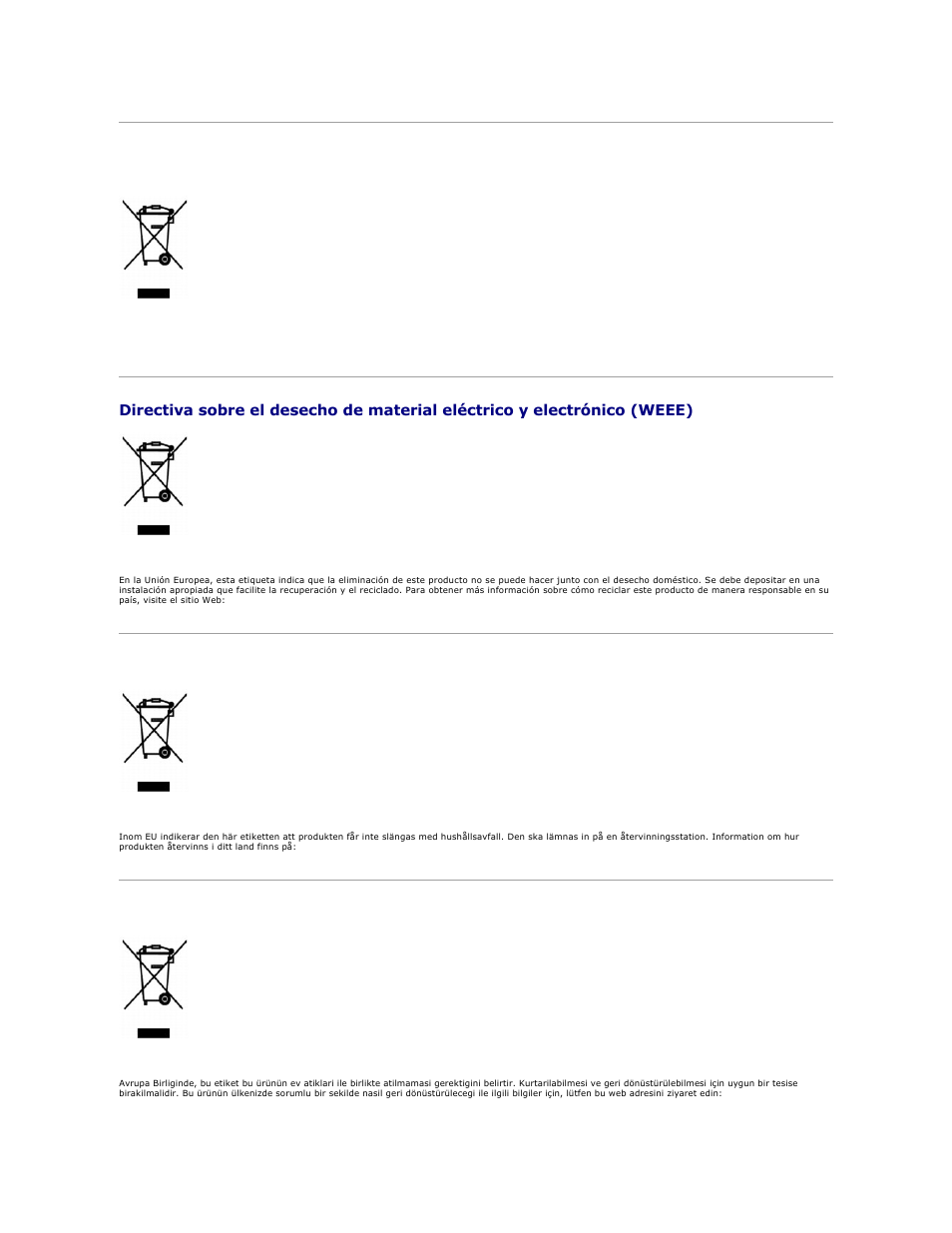 Weee) | Dell 810 All In One Inkjet Printer User Manual | Page 34 / 51
