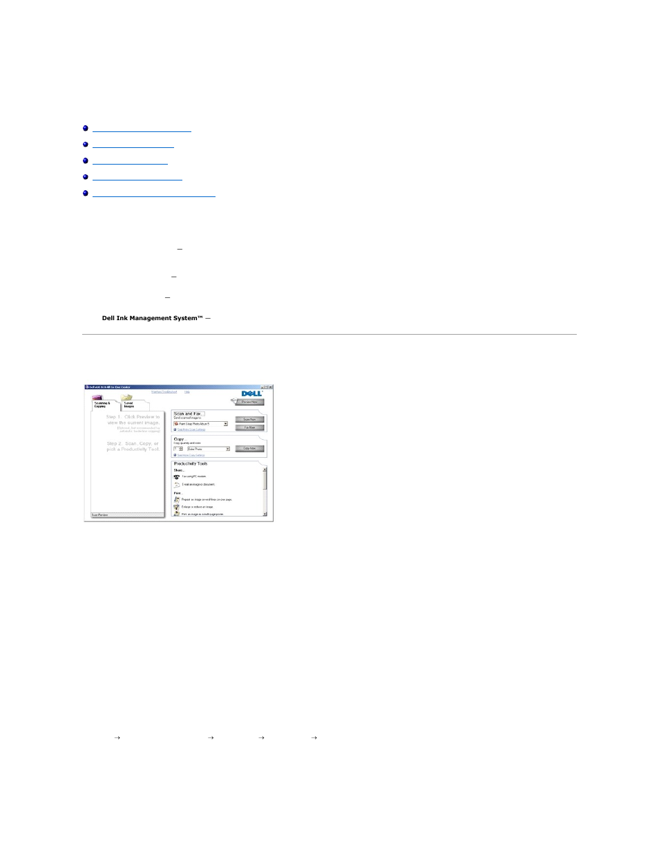 Understanding the software, Using the dell all-in-one center | Dell 810 All In One Inkjet Printer User Manual | Page 41 / 51