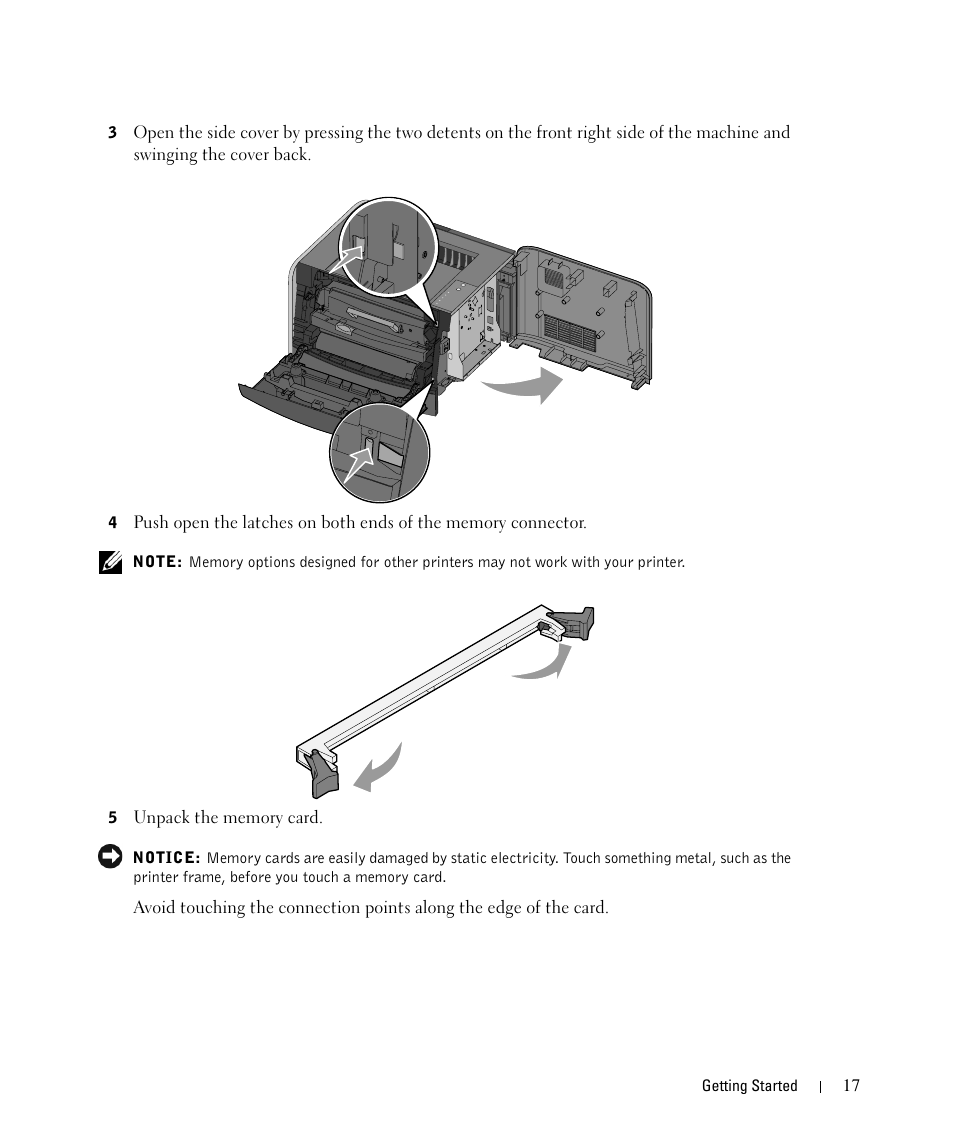 Dell 1710/n Mono Laser Printer User Manual | Page 17 / 108