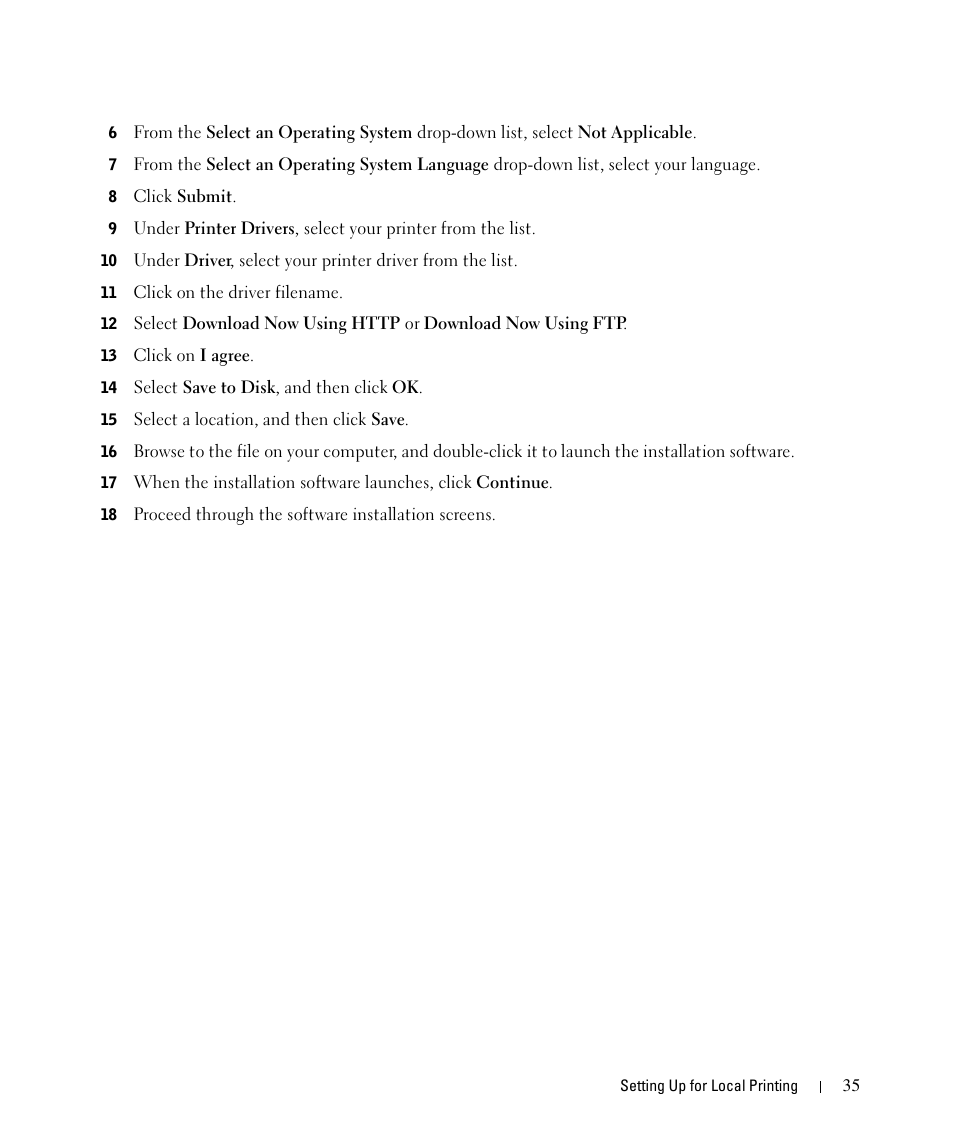 Dell 1710/n Mono Laser Printer User Manual | Page 35 / 108