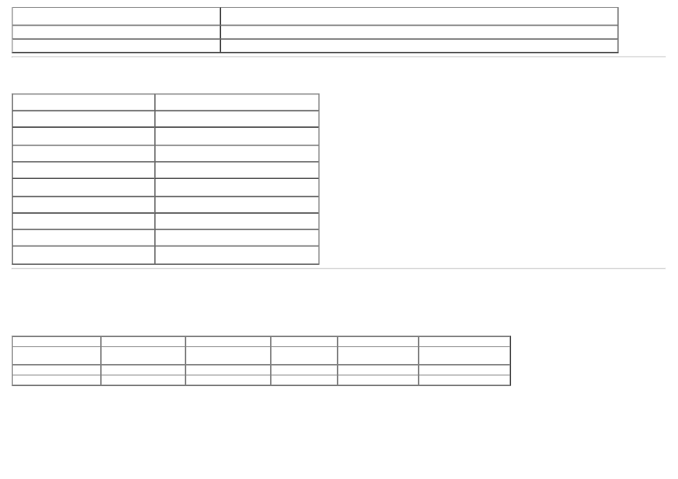 Environmentall characteristics, Power management modes | Dell U2913WM Monitor User Manual | Page 14 / 65