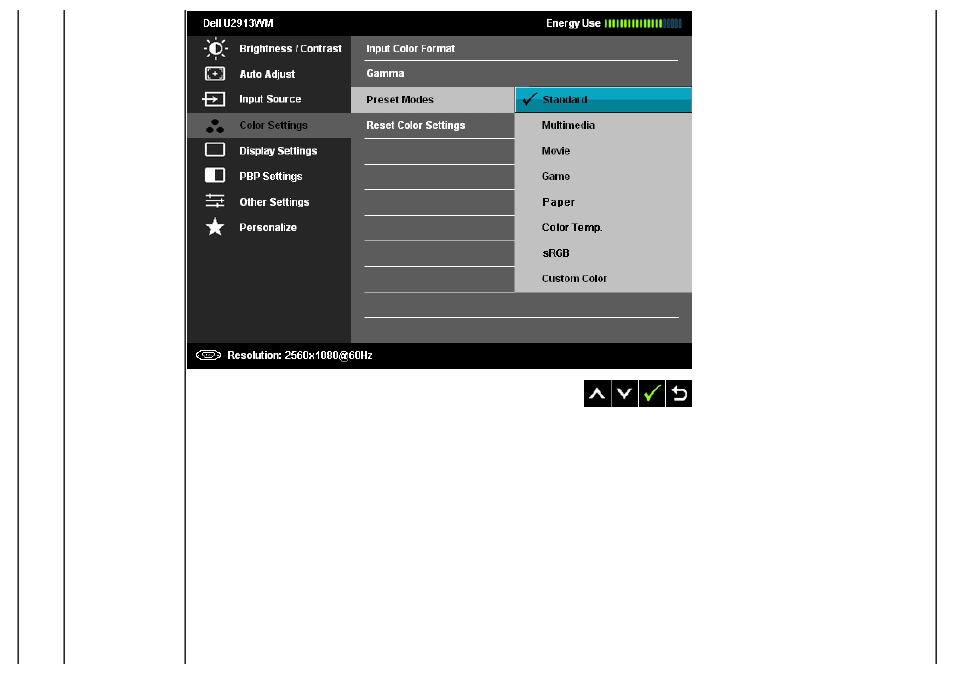 Dell U2913WM Monitor User Manual | Page 38 / 65