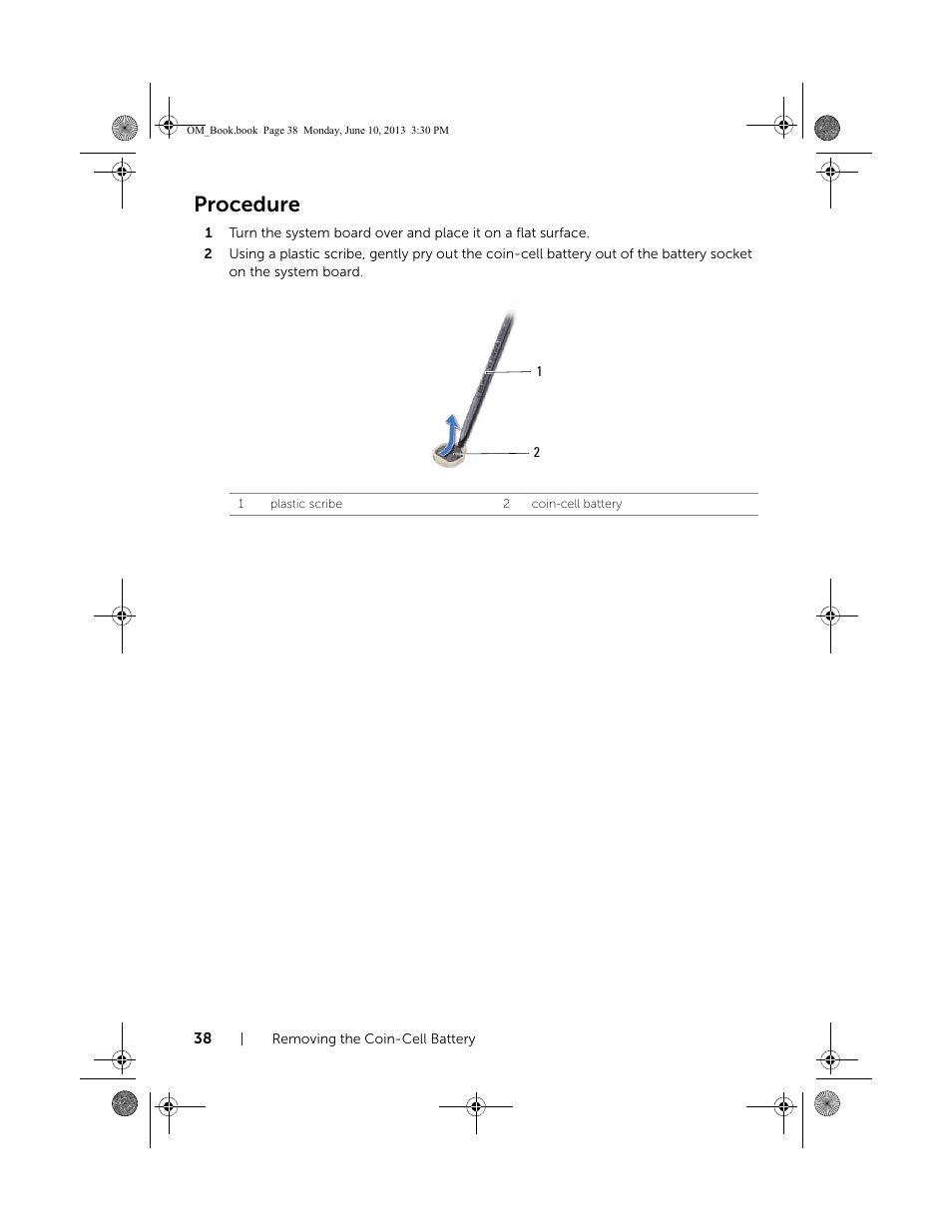 Procedure | Dell Inspiron 15 (3537, Mid 2013) User Manual | Page 38 / 65