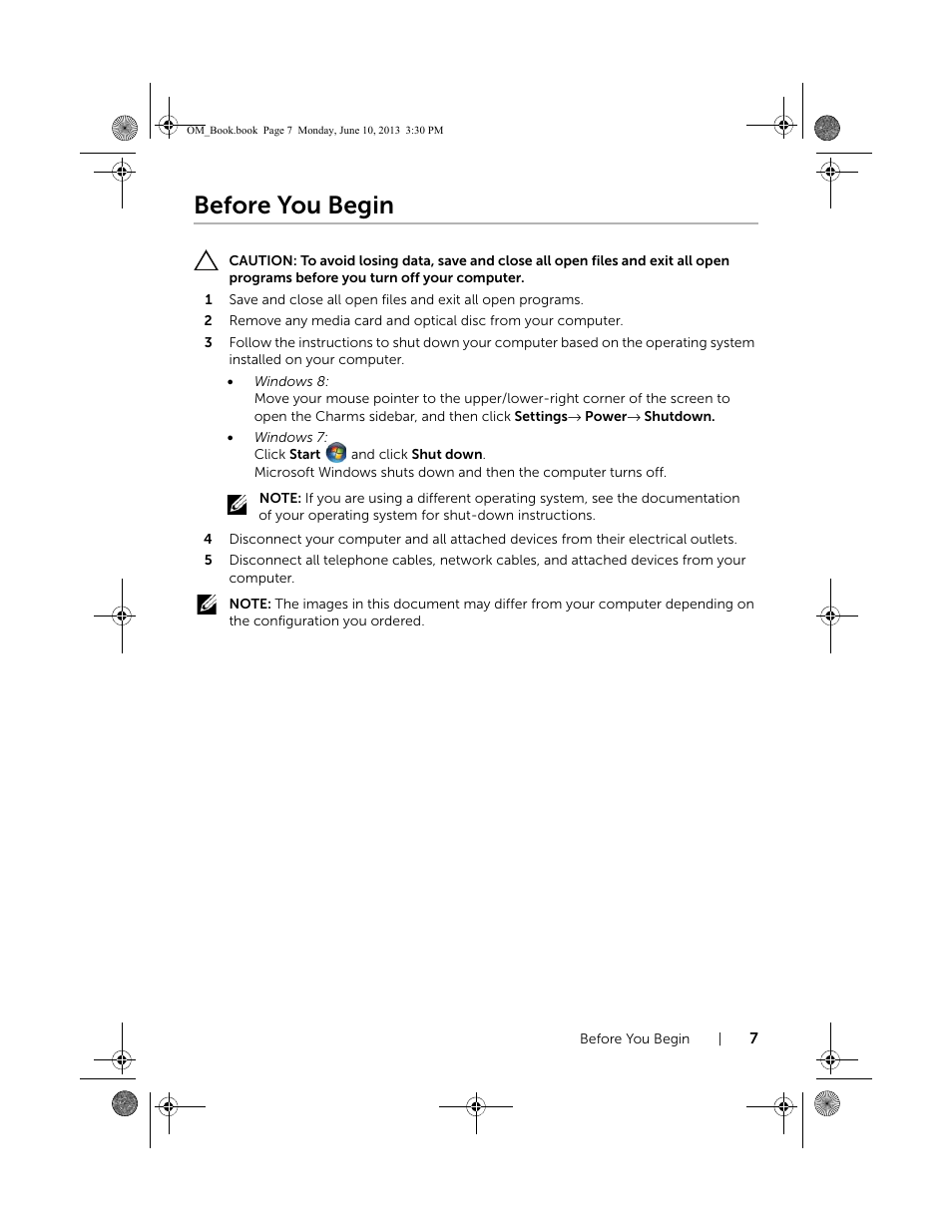 Before you begin | Dell Inspiron 15 (3537, Mid 2013) User Manual | Page 7 / 65