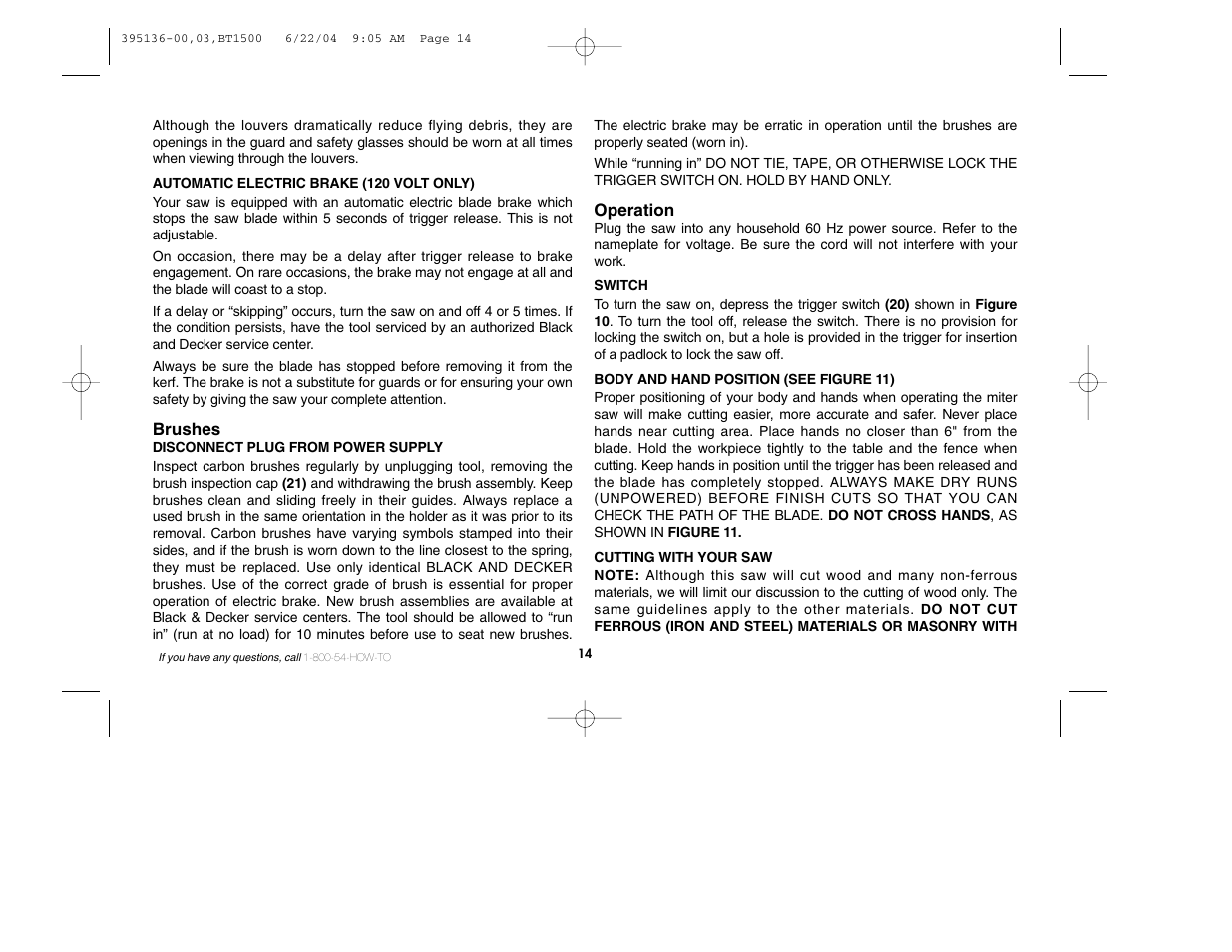 Black & Decker 395136-00 User Manual | Page 14 / 48