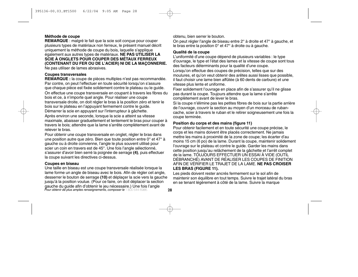 Black & Decker 395136-00 User Manual | Page 28 / 48