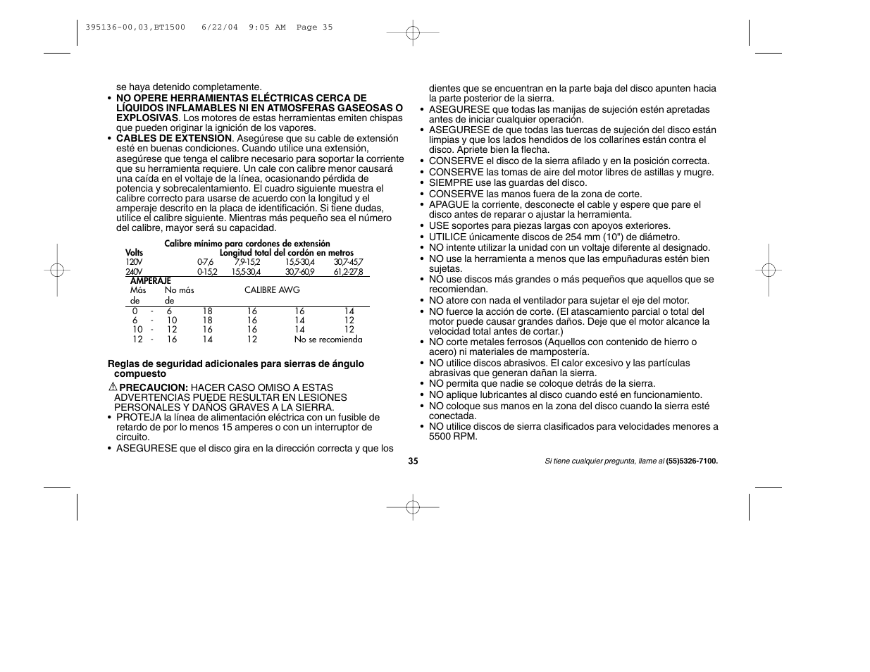 Black & Decker 395136-00 User Manual | Page 35 / 48