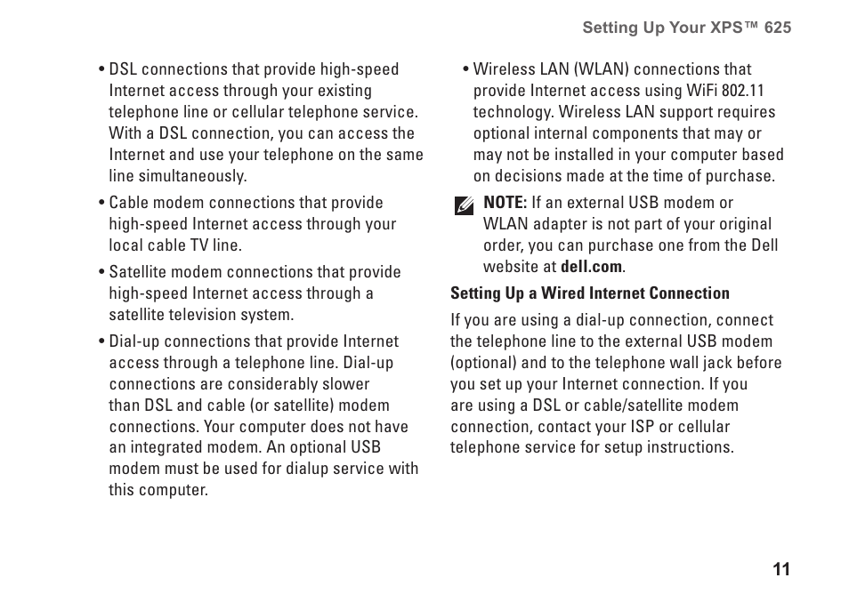 Dell XPS 625 (Early 2009) User Manual | Page 13 / 62