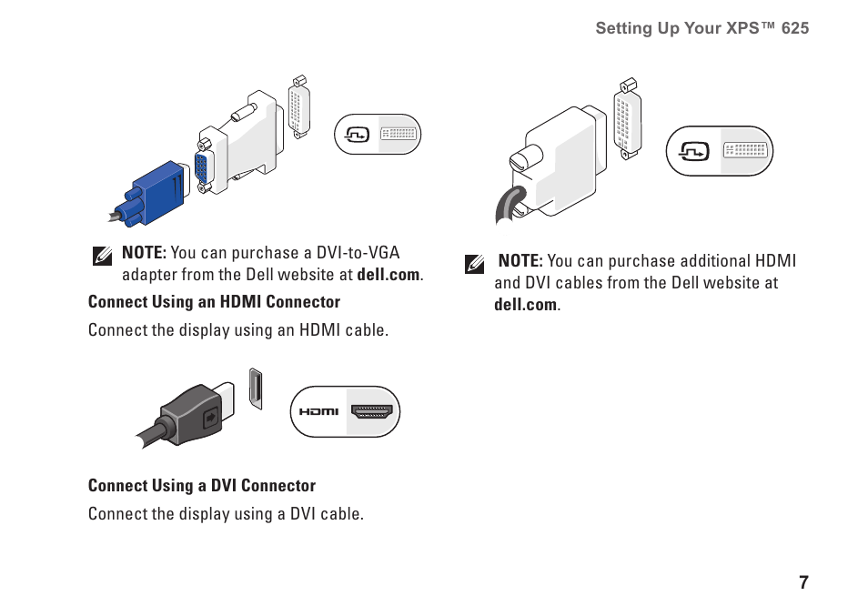 Dell XPS 625 (Early 2009) User Manual | Page 9 / 62