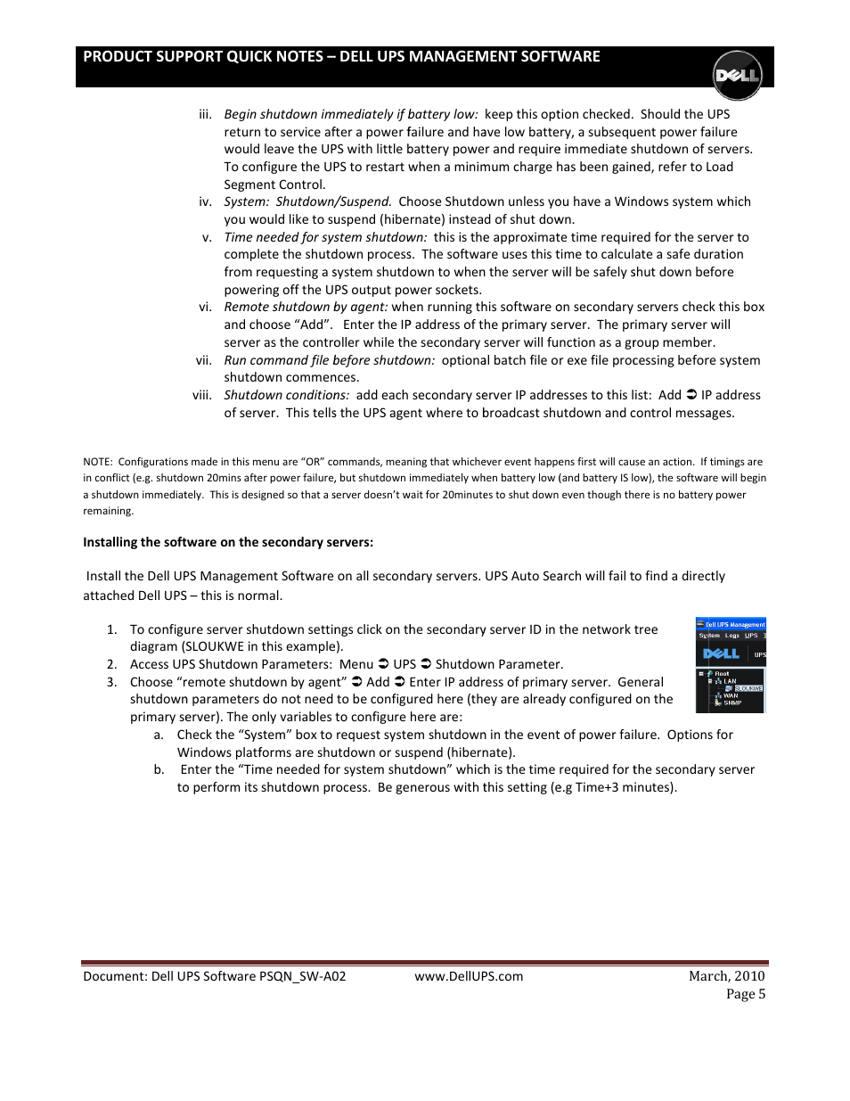 Dell UPS 5600R User Manual | Page 5 / 14