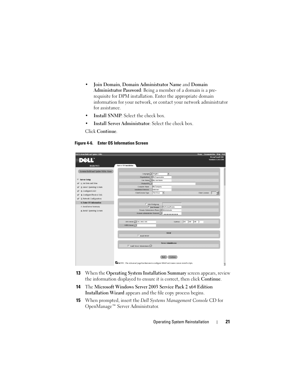 Dell PowerVault DP500 User Manual | Page 21 / 40