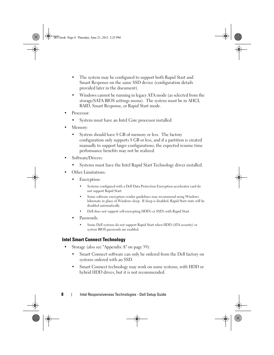 Intel smart connect technology | Dell Latitude E6530 (Mid 2012) User Manual | Page 8 / 40