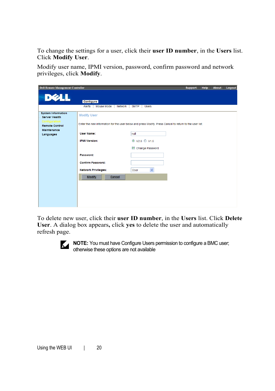 Dell PowerEdge C6145 User Manual | Page 20 / 76