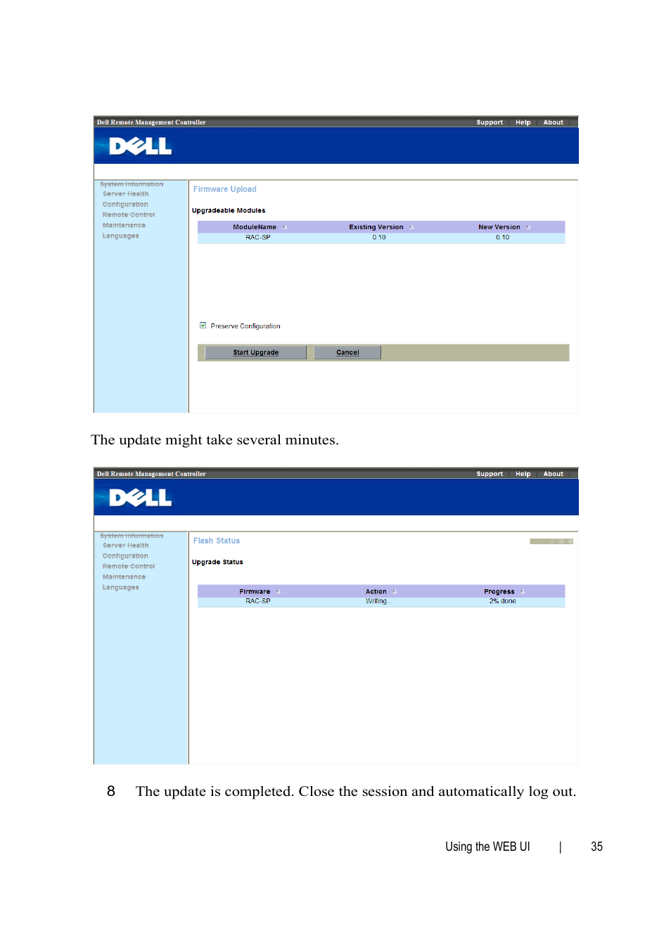 Dell PowerEdge C6145 User Manual | Page 35 / 76