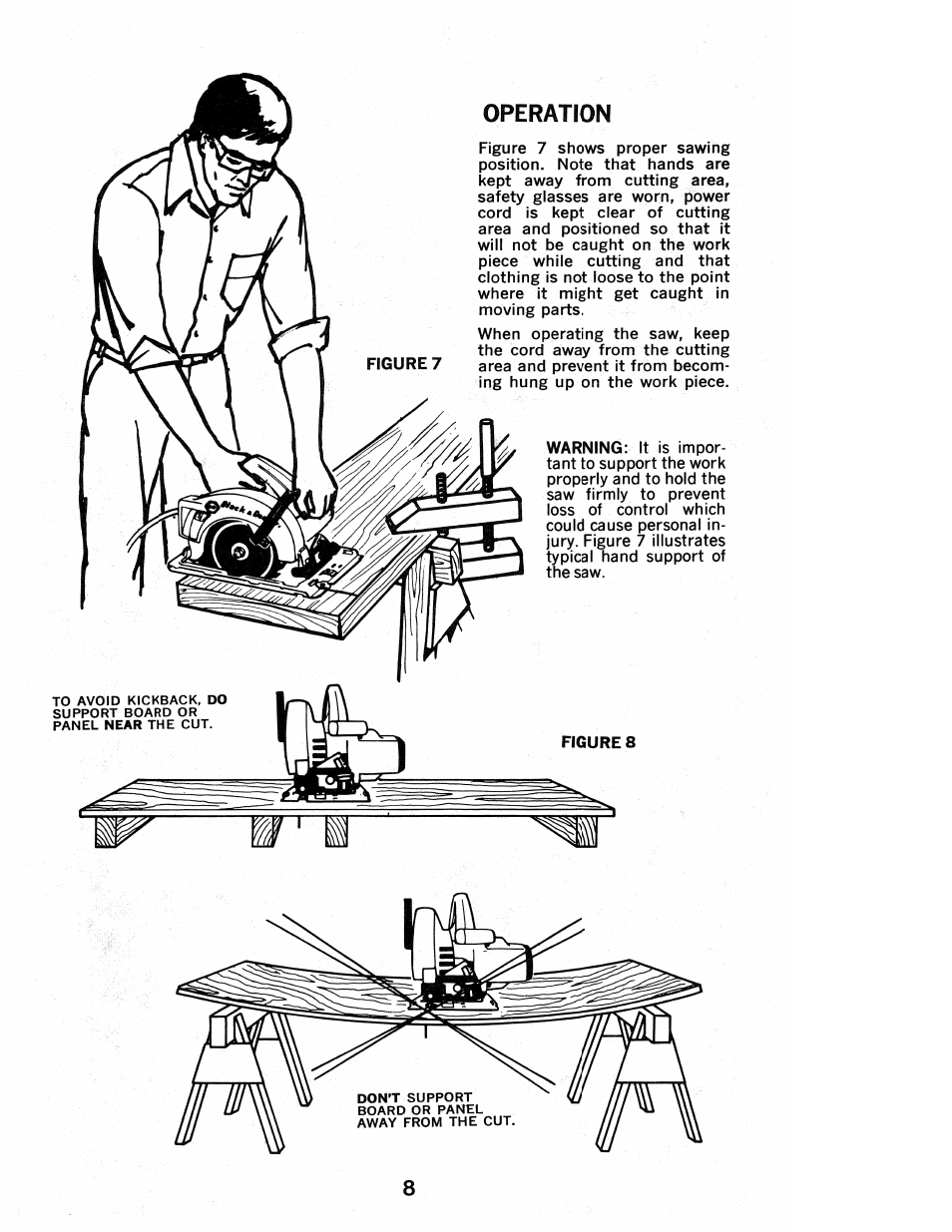 Operation | Black & Decker cat 3027-90 User Manual | Page 8 / 12