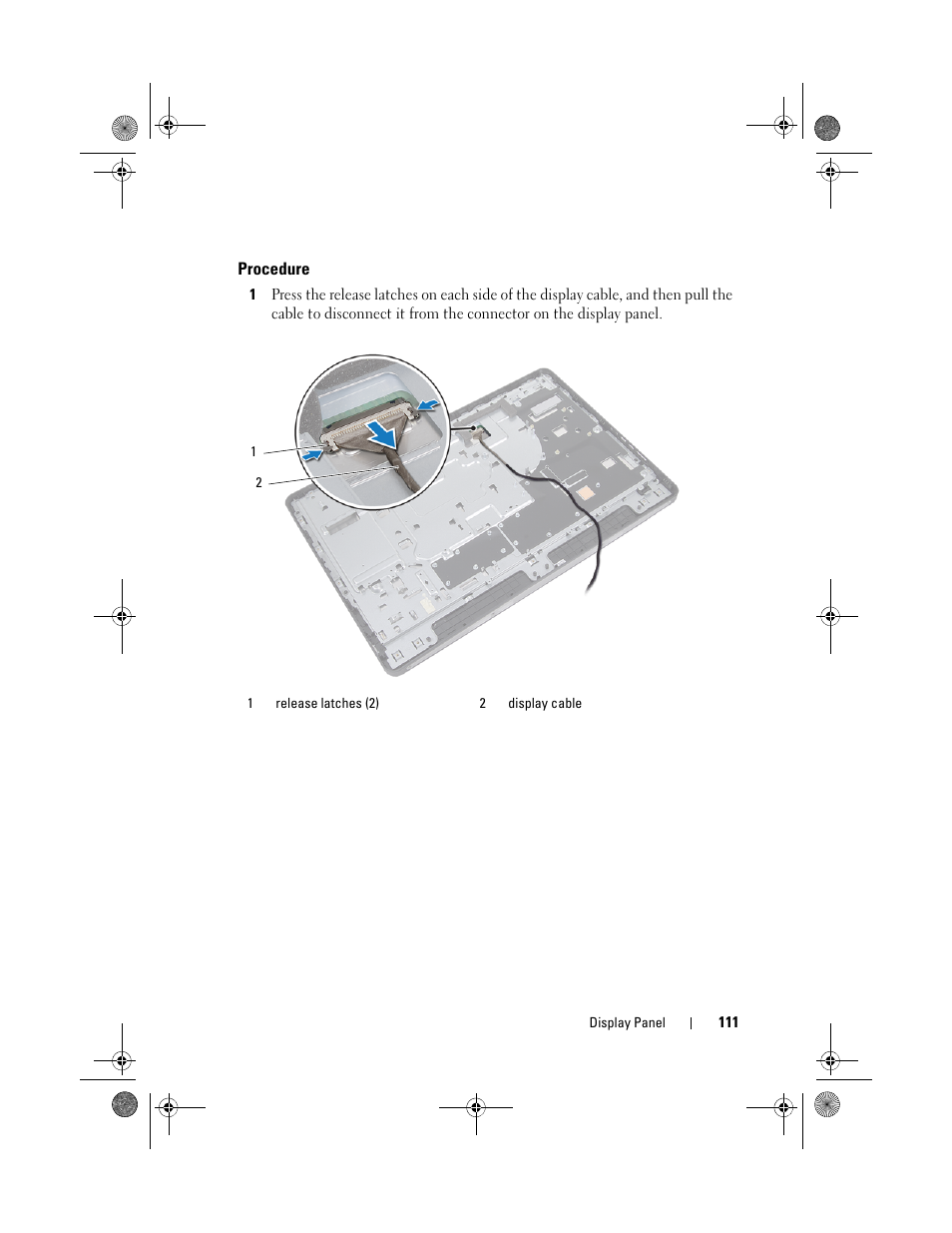 Procedure | Dell Inspiron One 2330 (Mid 2012) User Manual | Page 111 / 140