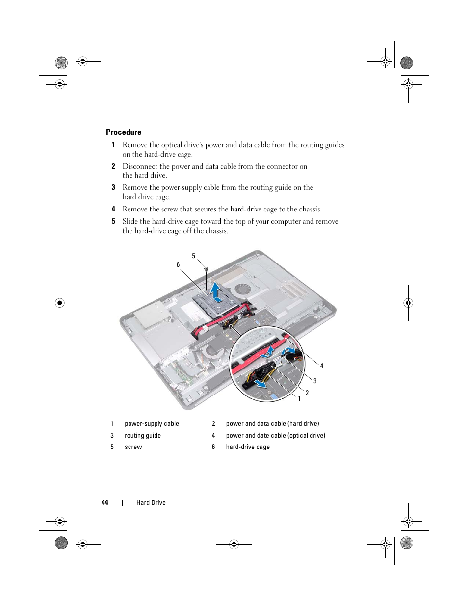 Procedure | Dell Inspiron One 2330 (Mid 2012) User Manual | Page 44 / 140