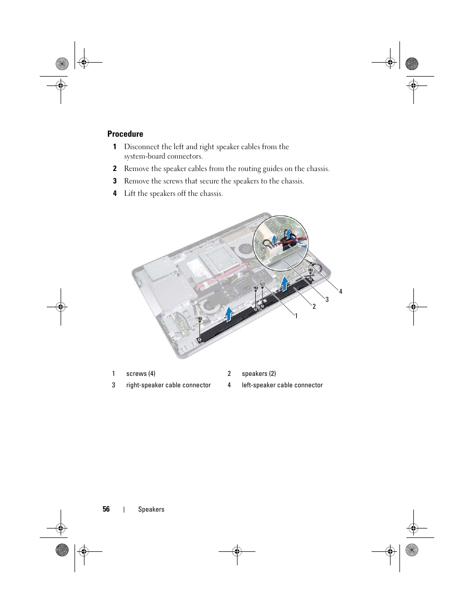 Procedure | Dell Inspiron One 2330 (Mid 2012) User Manual | Page 56 / 140