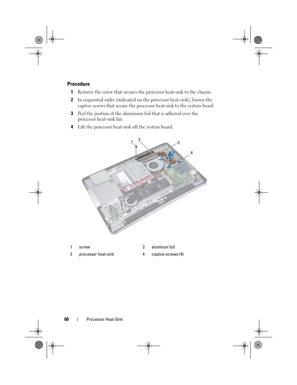 Procedure | Dell Inspiron One 2330 (Mid 2012) User Manual | Page 60 / 140