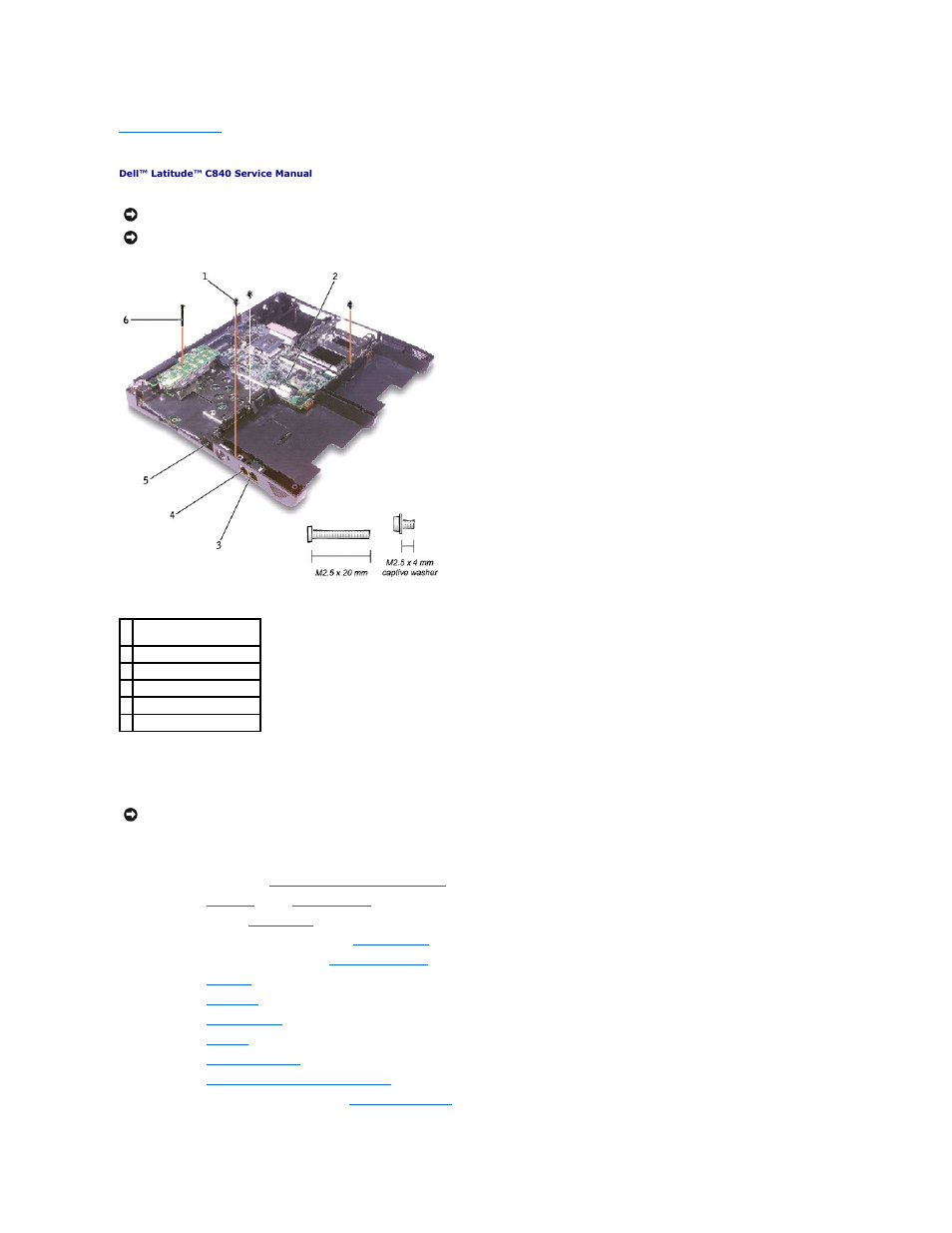 System board, Removing the system board | Dell Latitude C840 User Manual | Page 33 / 44
