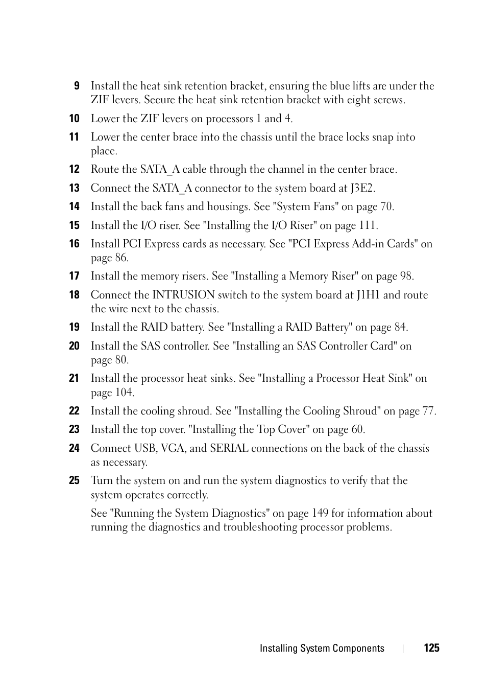 Dell PowerEdge R900 User Manual | Page 125 / 190