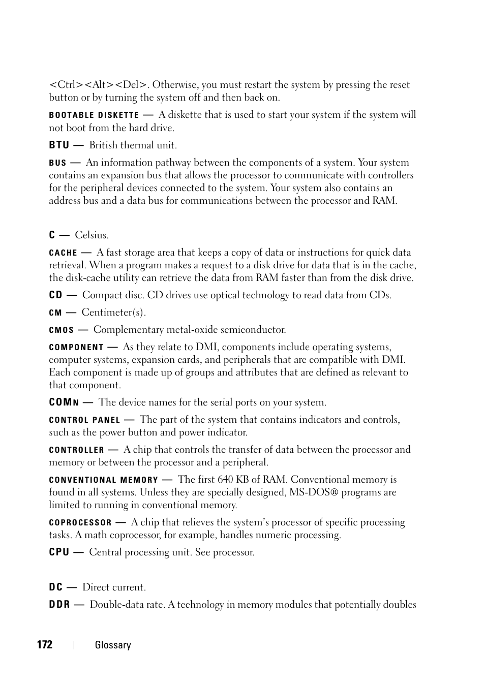 Dell PowerEdge R900 User Manual | Page 172 / 190