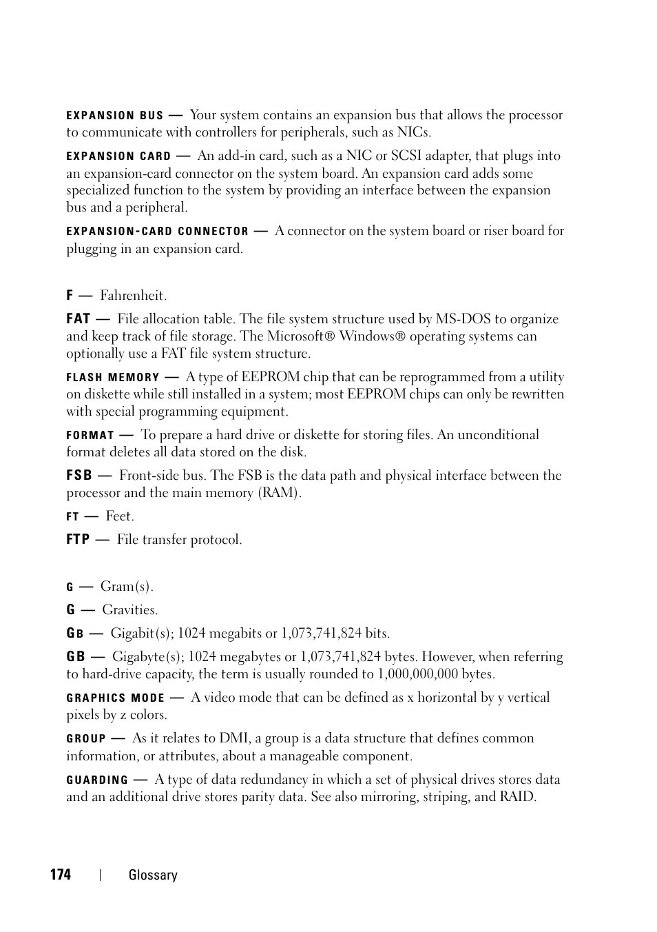 Dell PowerEdge R900 User Manual | Page 174 / 190