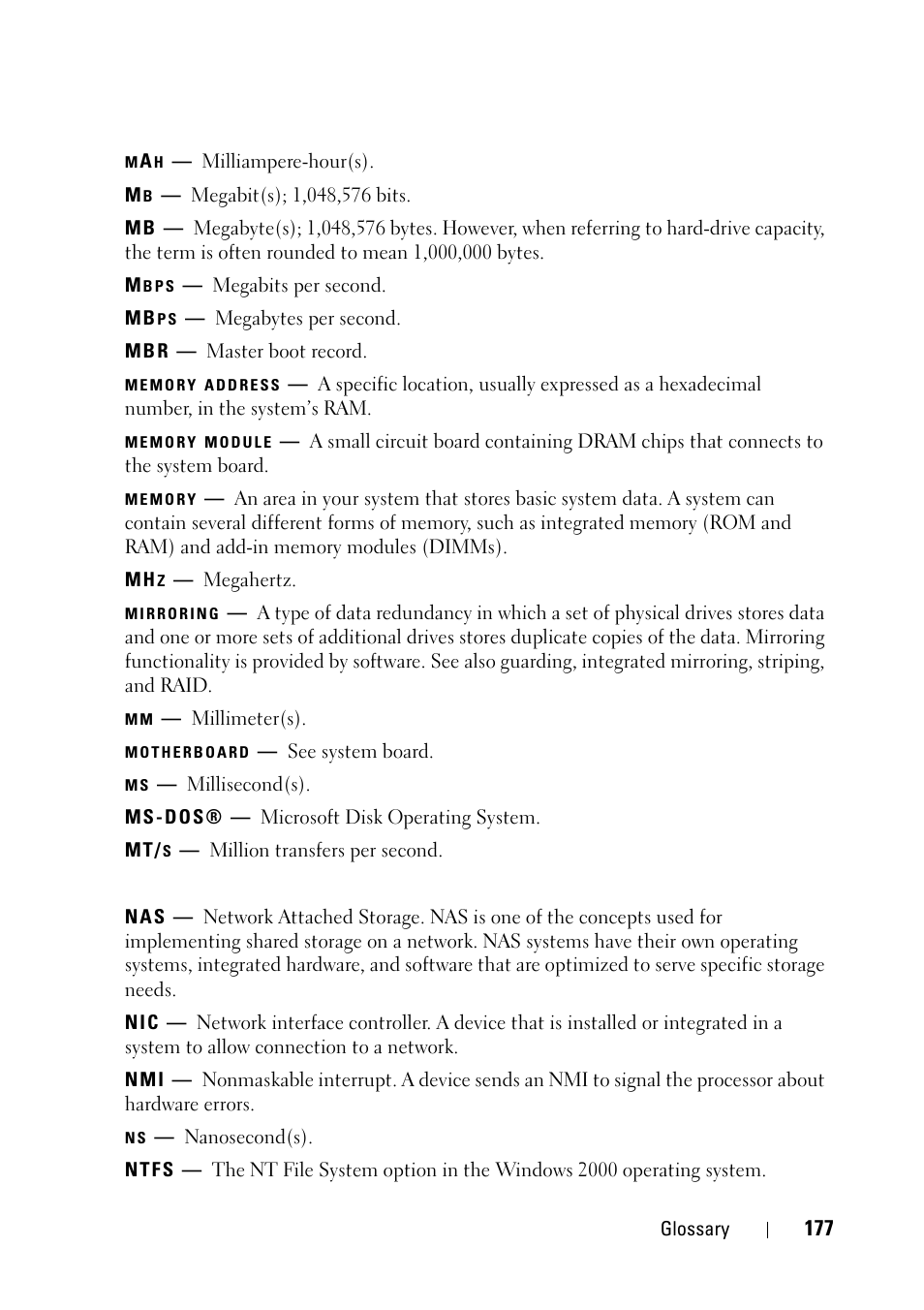 Dell PowerEdge R900 User Manual | Page 177 / 190