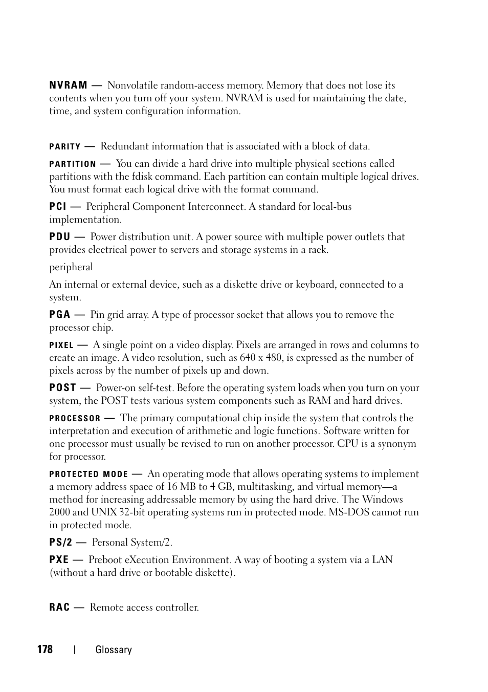 Dell PowerEdge R900 User Manual | Page 178 / 190