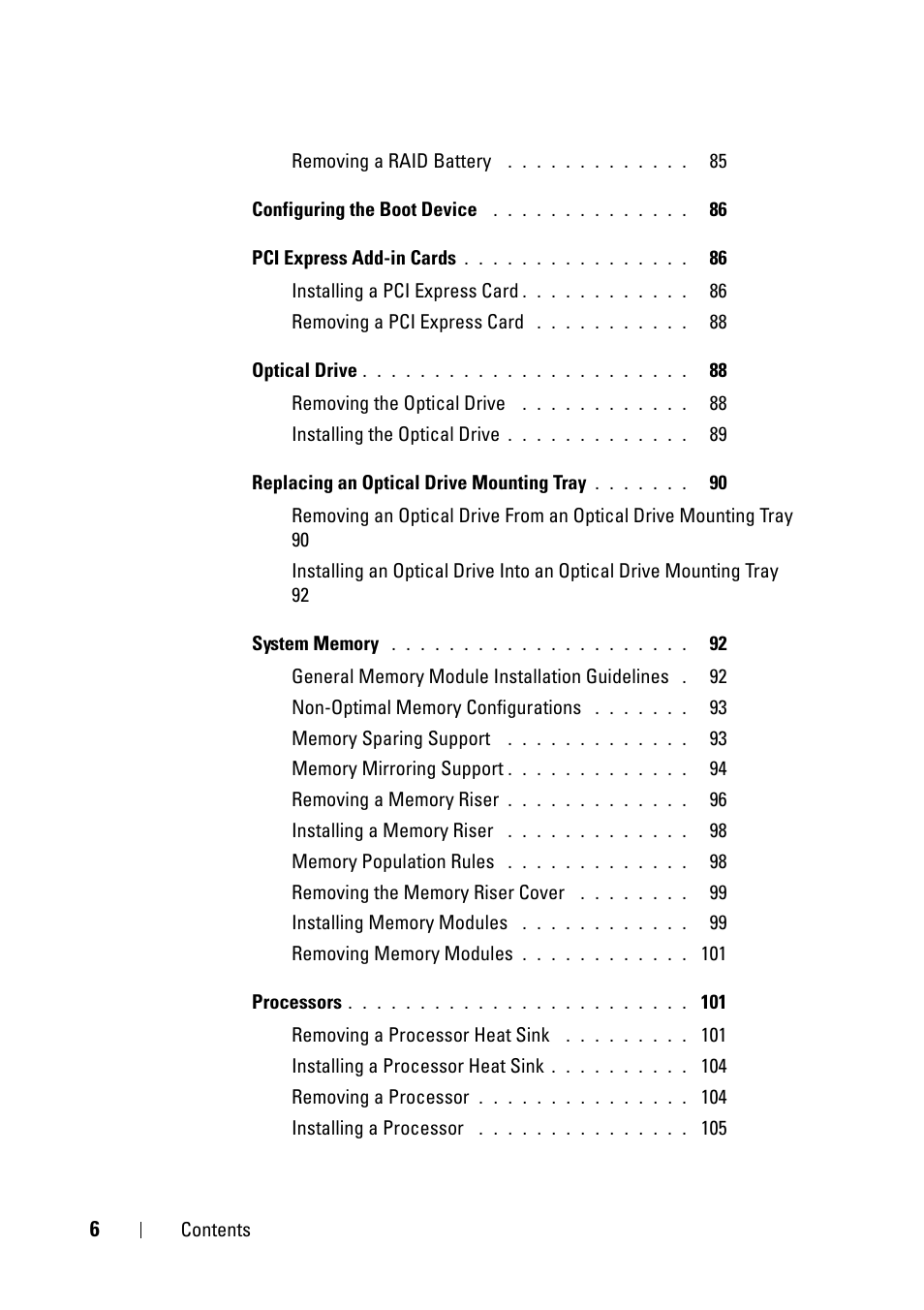 Dell PowerEdge R900 User Manual | Page 6 / 190