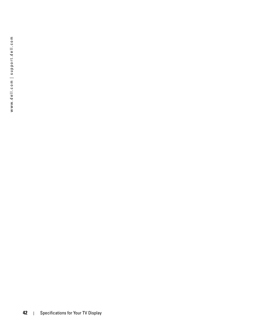 Dell W1900 User Manual | Page 42 / 44