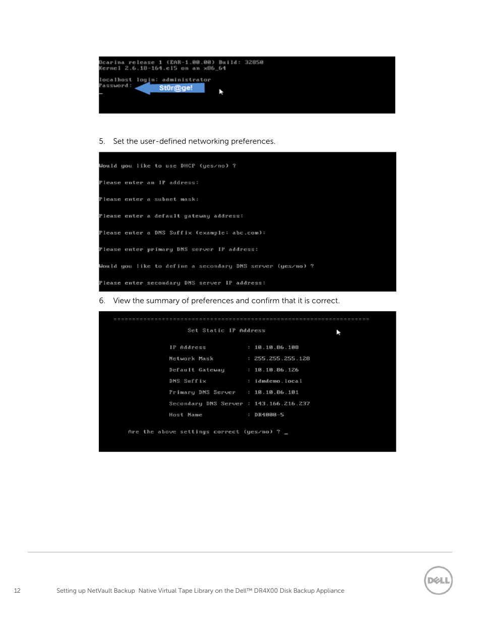 Dell PowerVault DR6000 User Manual | Page 12 / 63