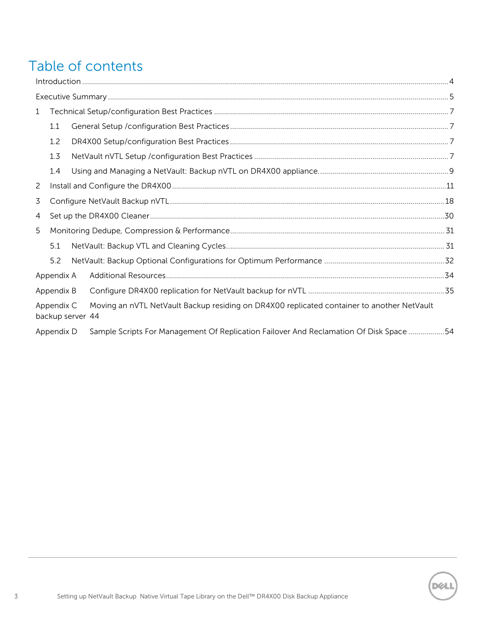 Dell PowerVault DR6000 User Manual | Page 3 / 63