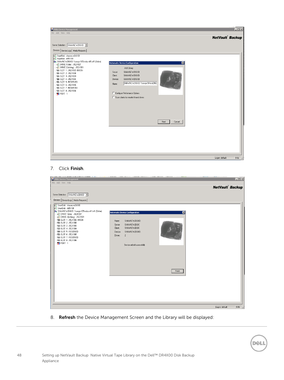 Dell PowerVault DR6000 User Manual | Page 48 / 63