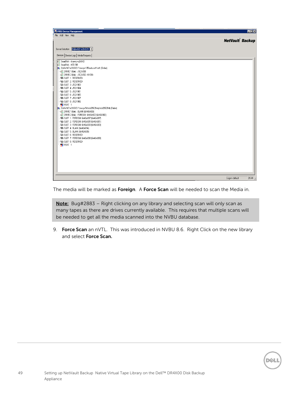 Dell PowerVault DR6000 User Manual | Page 49 / 63