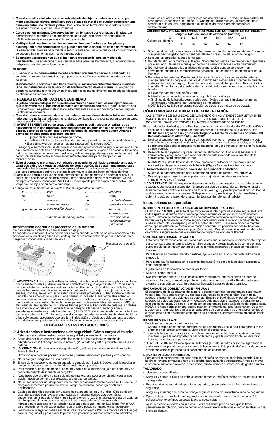 Black & Decker HPD2402 User Manual | Page 6 / 7