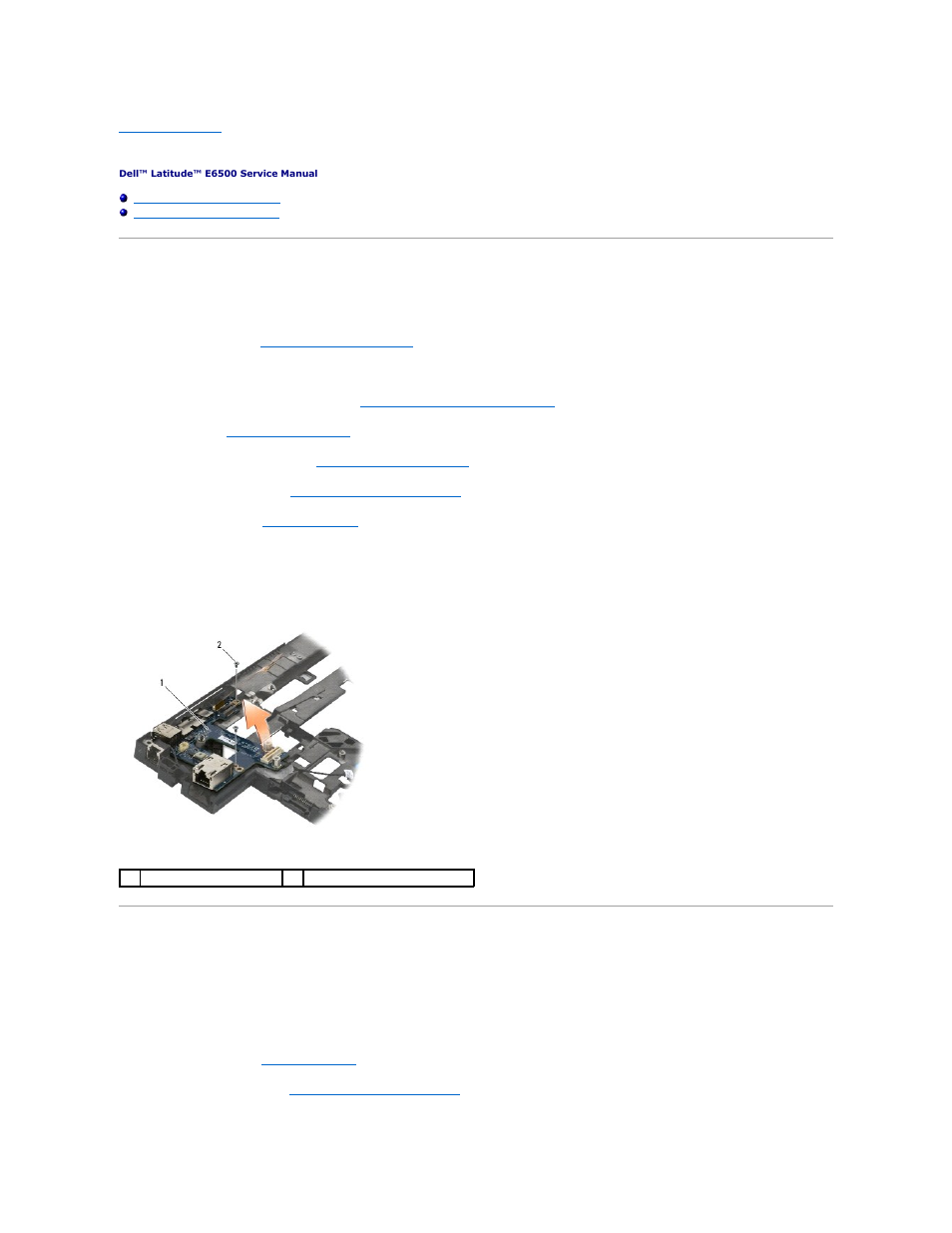I/o daughter card, Removing the i/o daughter card, Replacing the i/o daughter card | Dell Latitude E6500 (Mid 2008) User Manual | Page 17 / 72