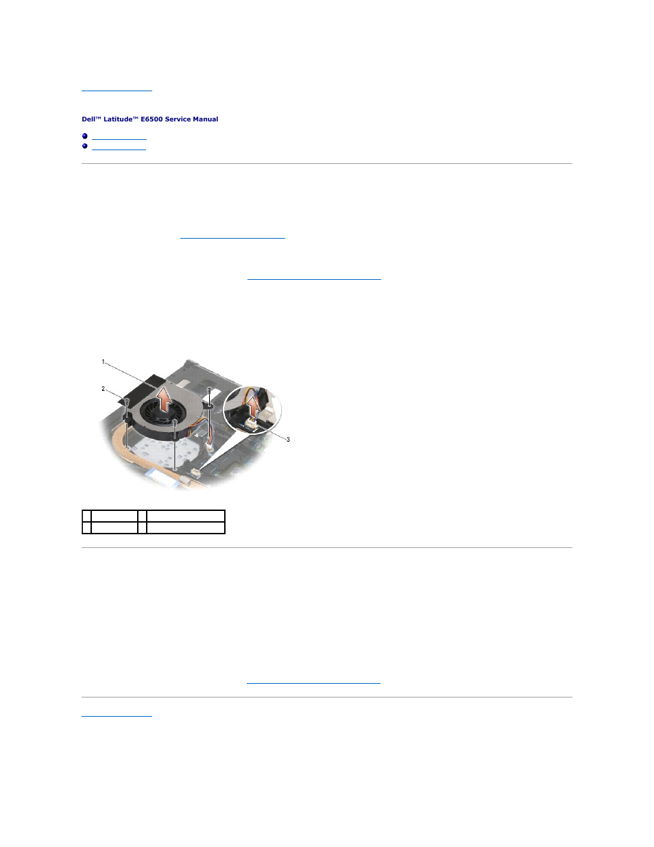 Removing the fan, Replacing the fan | Dell Latitude E6500 (Mid 2008) User Manual | Page 29 / 72