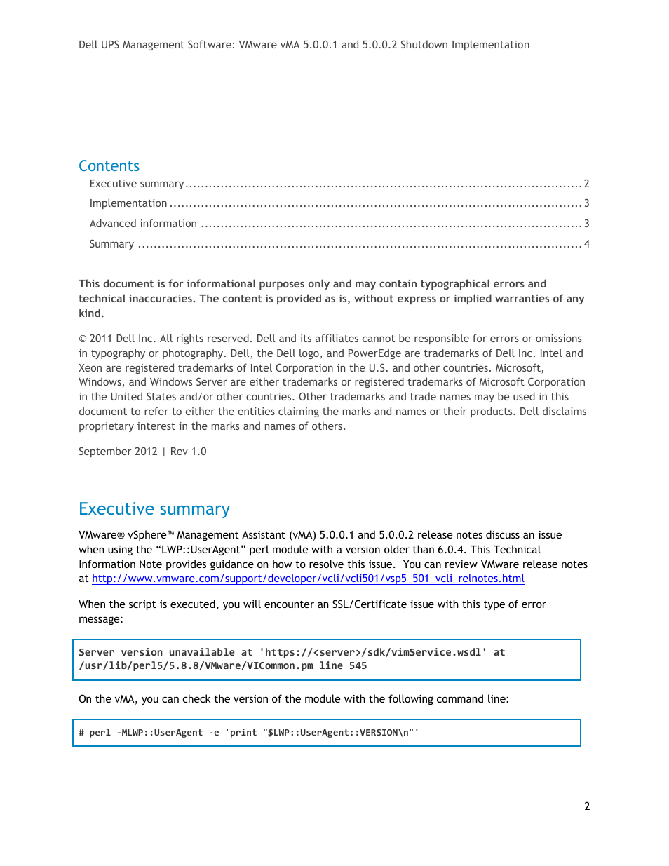 Dell UPS 1000R User Manual | Page 2 / 4