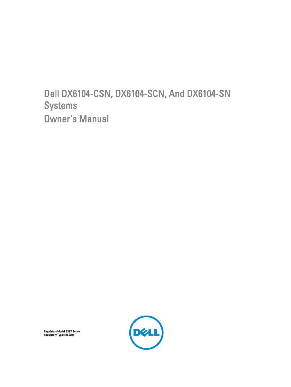 Dell PowerVault DX6104 User Manual | 123 pages