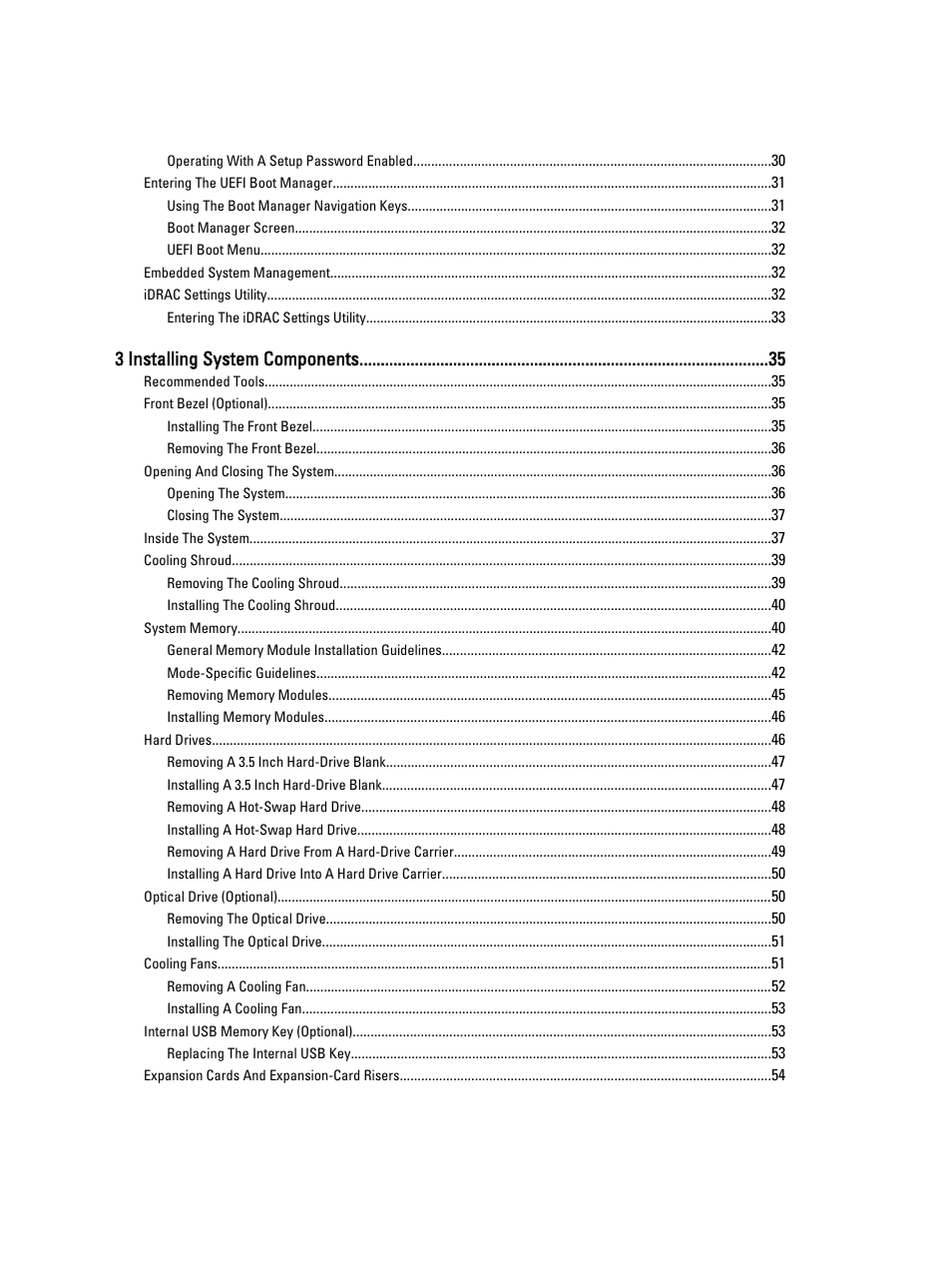 3 installing system components | Dell PowerVault DX6104 User Manual | Page 4 / 123