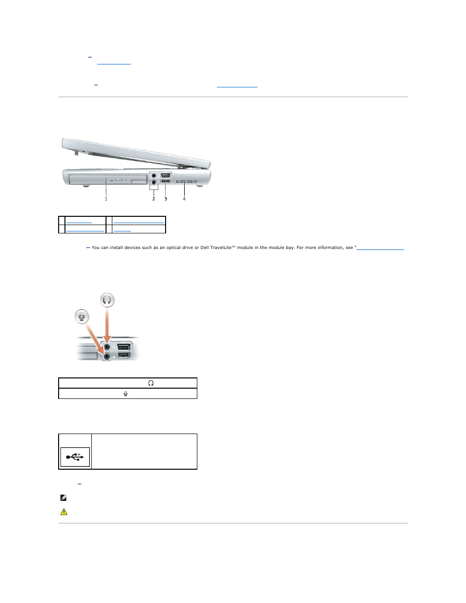 Right side view, Back view, Smart card slot | Dell Latitude D810 User Manual | Page 6 / 117