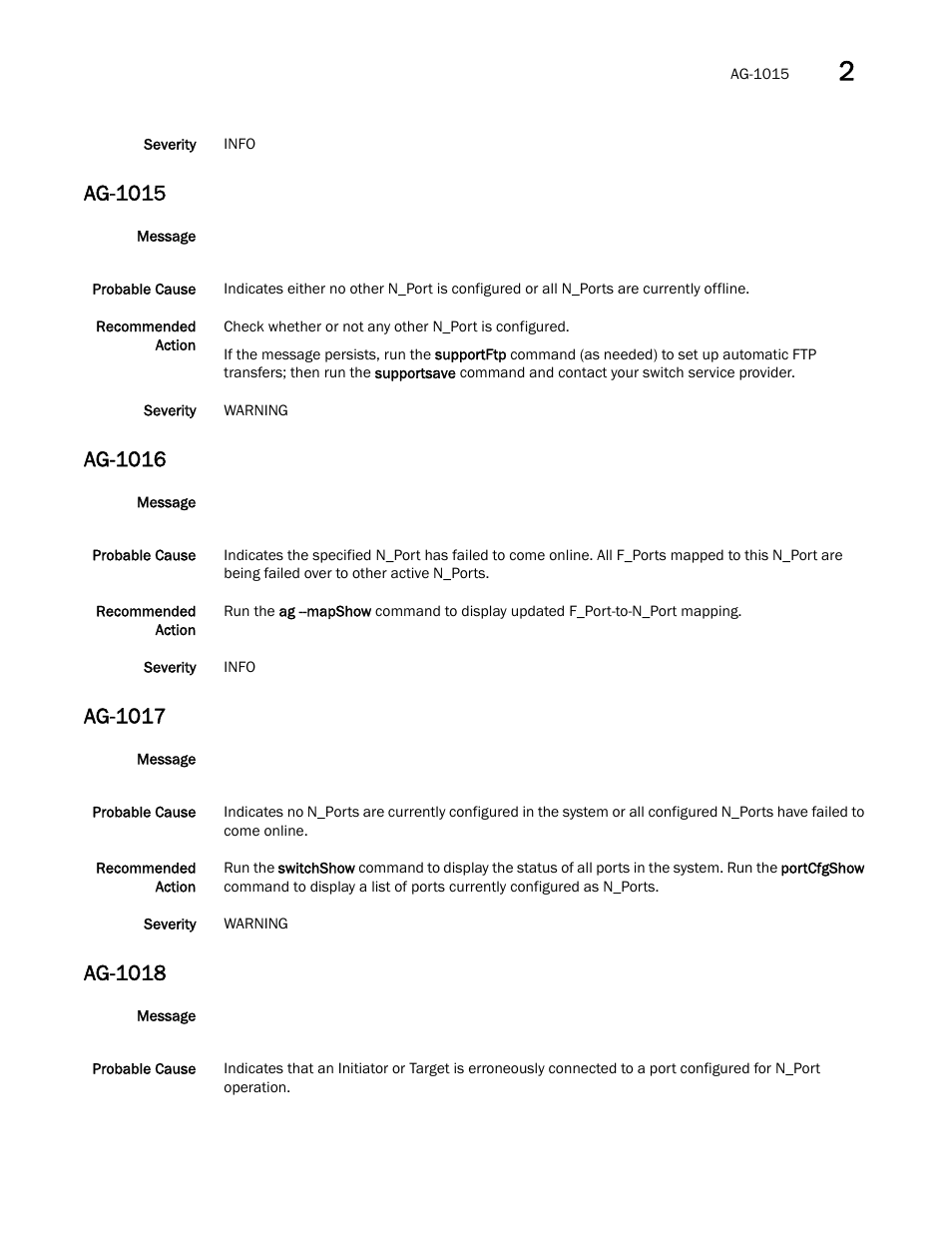 Ag-1015, Ag-1016, Ag-1017 | Ag-1018 | Dell POWEREDGE M1000E User Manual | Page 105 / 842