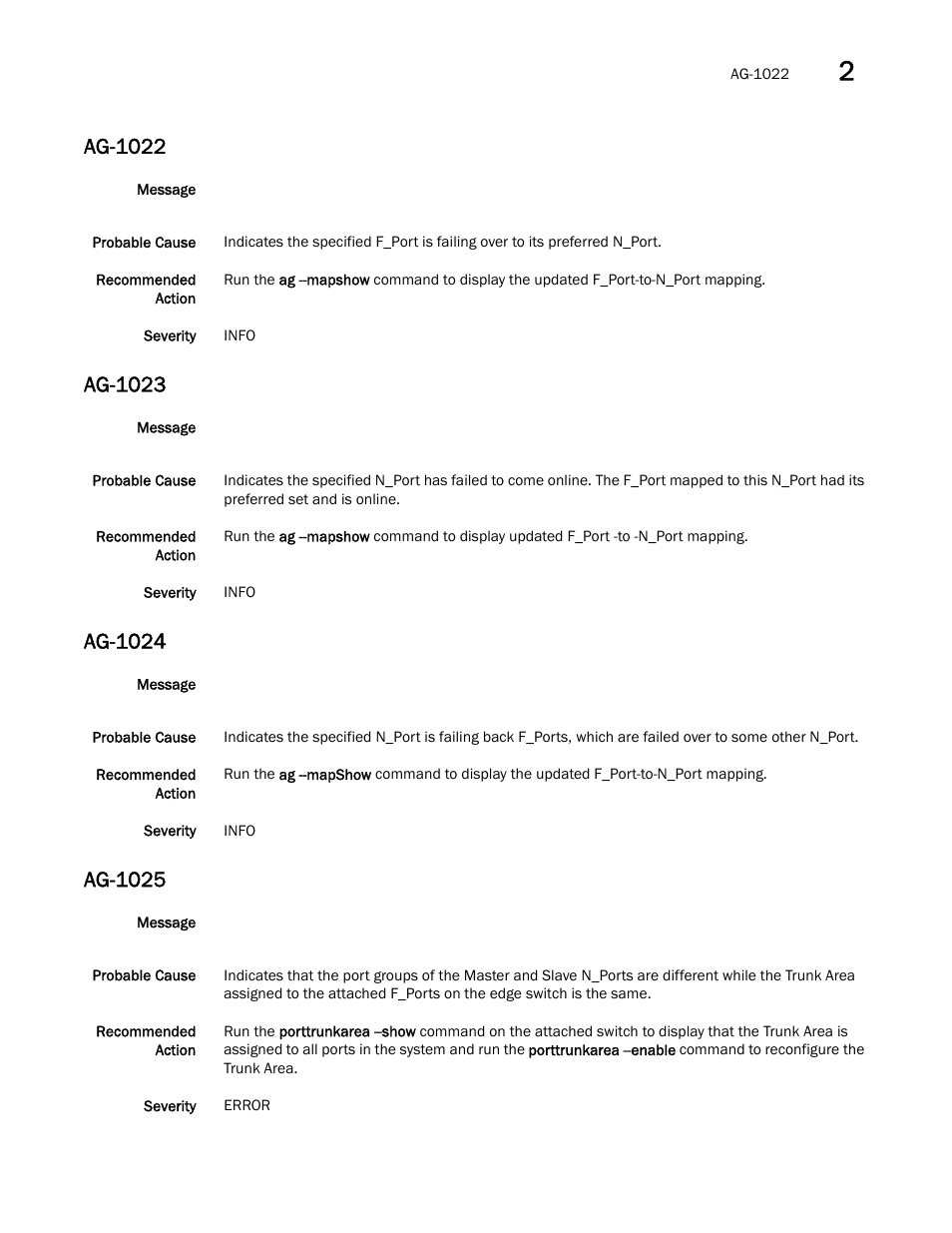 Ag-1022, Ag-1023, Ag-1024 | Ag-1025 | Dell POWEREDGE M1000E User Manual | Page 107 / 842